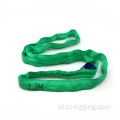 2 ton Green Round Sling Polyester Webbing Sling